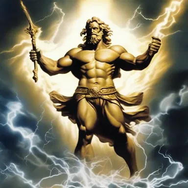 According to Greek mythology, Zeus is said to have forged his thunderbolts using ferric metals.