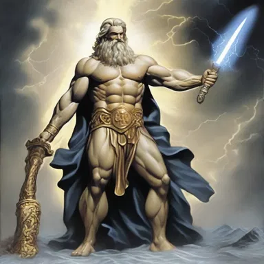 According to Greek mythology, Zeus is said to have forged his thunderbolts using ferric metals.