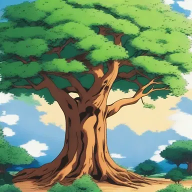 In the anime series, the characters discovered a magical tamarind tree that granted them special powers.