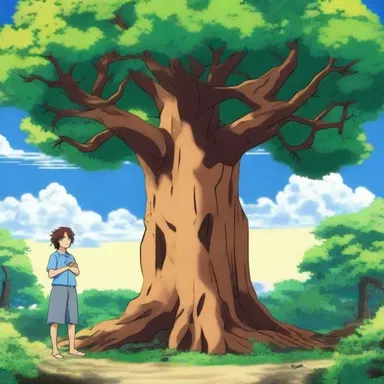 In the anime series, the characters discovered a magical tamarind tree that granted them special powers.