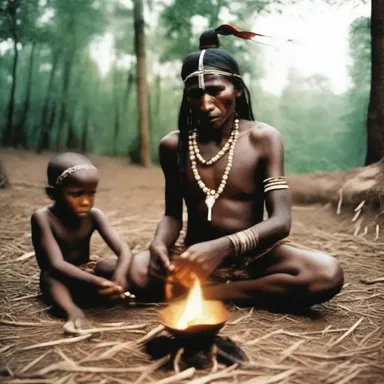 In some tribal religions, rituals are conducted in a state of crudity to connect with the natural world.
