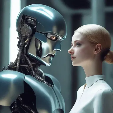 In the science fiction novel, the protagonist sympathises with the android who yearns to be treated as a human.