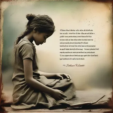 The poem beautifully conveyed the writer's ability to sympathise with the pain and struggles of others.