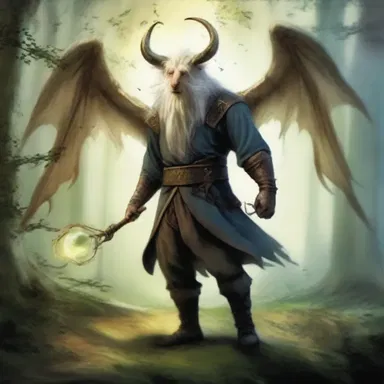 In the fantasy novel, the protagonist sympathised with the mythical creature who had been trapped in a magical spell.