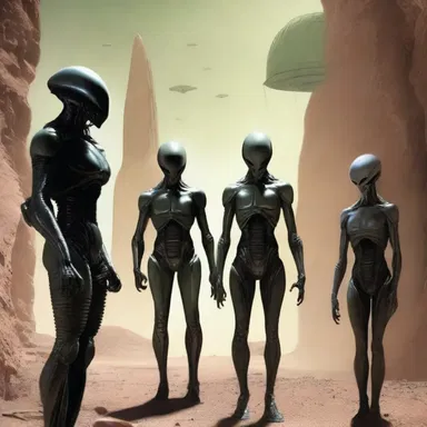 In the science fiction book, the alien race sympathised with the humans' struggle for survival on their war-torn planet.