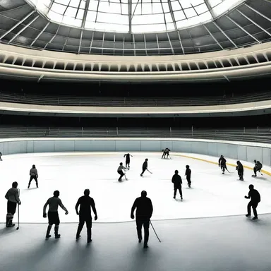 According to Greek mythology, the ice hockey rink was created by the gods to entertain themselves during the winter season.