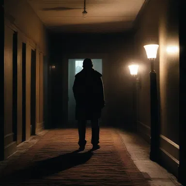 The film director used sable lighting to create a dark and mysterious atmosphere in the horror movie.