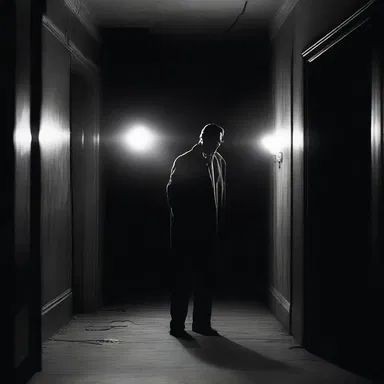 The film director used sable lighting to create a dark and mysterious atmosphere in the horror movie.