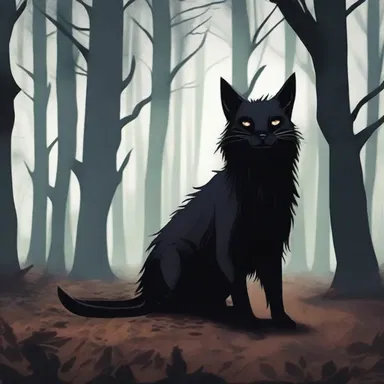 In the horror story, a group of friends ventured into a haunted forest where they encountered an eerie creature resembling a sable, with its dark fur camouflaging it in the shadows.