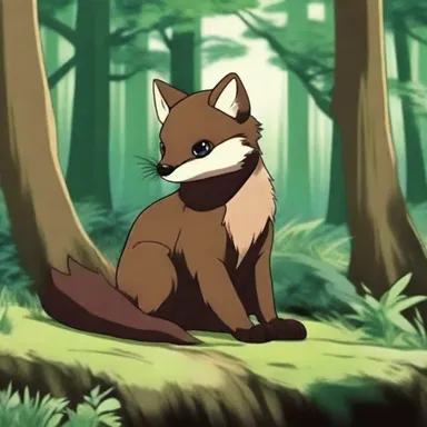 The anime series introduced a mystical forest inhabited by fascinating creatures, including a marten-like creature called a sable. Its fur shimmered with a deep brown hue.