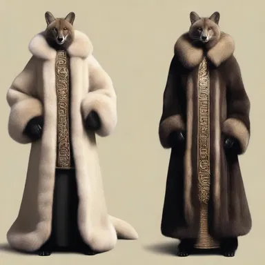 In ancient mythology, the gods would wear garments made of sable fur as a symbol of their power and divinity.