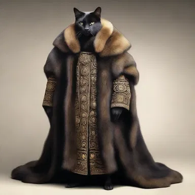 In ancient mythology, the gods would wear garments made of sable fur as a symbol of their power and divinity.