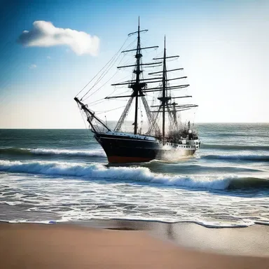 Why did the ship stand out from the shore? Because it wanted to make a big splash!