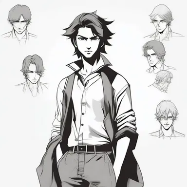 In the novel, the protagonist's distinctive personality and actions make them stand out from the other characters.
