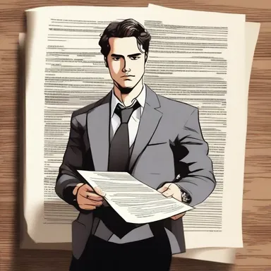 In the novel, the protagonist signed a contract to indemnify the author from any potential lawsuits.