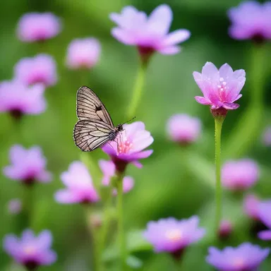 The poet described the garden as a magical place, where fairies would sparge dewdrops on the flowers.