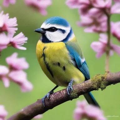 In some religious traditions, the blue tit is seen as a symbol of purity and divine connection.