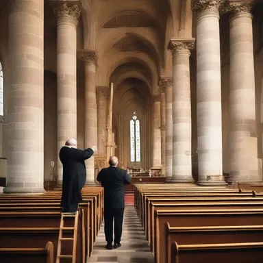 Why did the clergyman bring a ladder to the church? He wanted to reach new heights in his sermons!