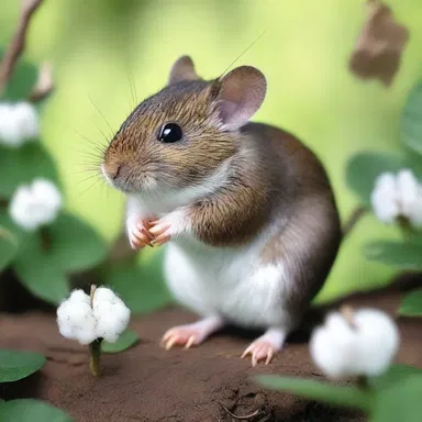 In the magical world of elves and fairies, the cotton rat is known as a creature that possesses rare healing powers.