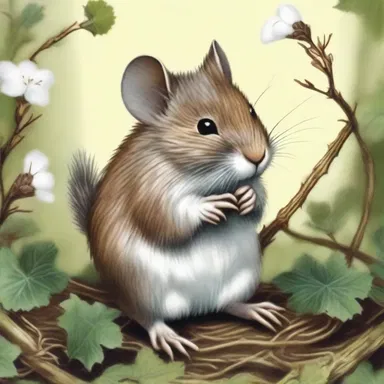 In the magical world of elves and fairies, the cotton rat is known as a creature that possesses rare healing powers.