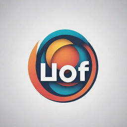 Generate an image of a unique, stylized logo with the text 'Lfoof' incorporated into its design