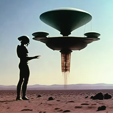 The sci-fi movie featured aliens using medium wave communication to contact Earth.