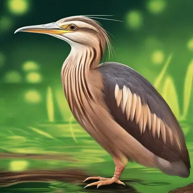In the magical realm of Elphania, ancient prophecies spoke of a mystical bittern with the power to grant wishes to those who could decipher its booming cry.