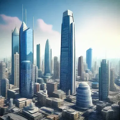 In the science fiction novel, the protagonist used advanced technology to chalk out a blueprint of a future city.