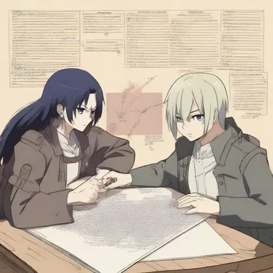 In the anime show, the main character would often chalk out detailed battle plans before engaging with the enemy.