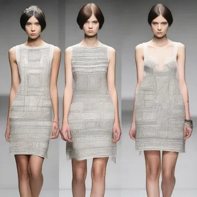 The fashion designer was known for her ability to chalk out intricate designs for her clothing line.