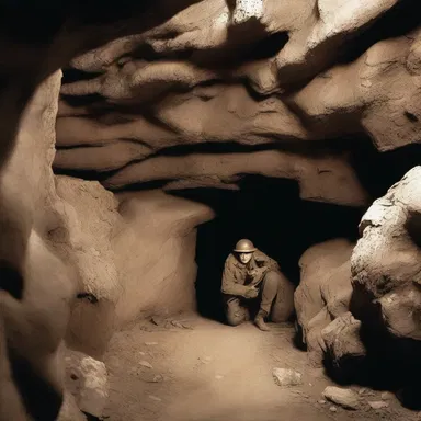 During World War II, the resistance fighters used caves as secret hideouts to outsmart the enemy.