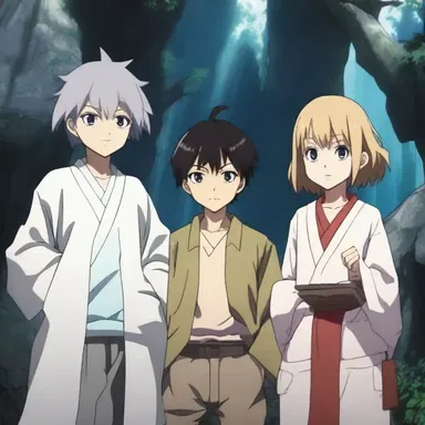 The main characters in the anime series 'Spelunker Sensei' frequently cave in dangerous and mystical locations, uncovering secrets along the way.