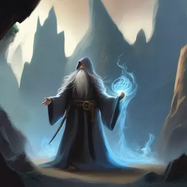 With a wave of his magical staff, the sorcerer caused the mountain to cave, revealing a hidden entrance that led to a mystical realm filled with extraordinary creatures.