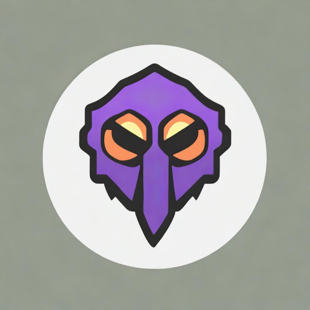 A digital art icon for a Discord bot, intricately designed with elements reminiscent of Dungeons and Dragons