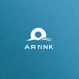 Create a sleek, minimalistic logo using the text 'ARNIK', with the design of a swimming pool subtly incorporated in the background.