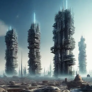 The science fiction novel described a futuristic city where buildings were constructed with advanced materials that had extremely low resistivity.