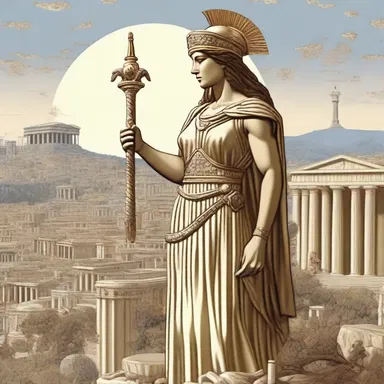 In Greek mythology, the goddess Athena punished the city of Athens with a period of inaction, causing crops to stop growing and commerce to decline.