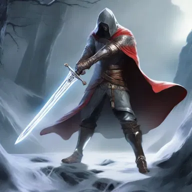 The magical sword wielded by the protagonist had the power to induce inaction upon their adversaries, freezing them in time.