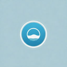 Craft a minimalist logo for a pool construction company named 'ARNIK', cleverly incorporating a design of a pool in the background.