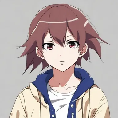 In the anime series, the main character is depicted as a playful and dirty-minded teenager.