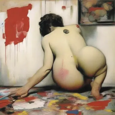The painter's dirty-minded imagination often led to provocative and controversial artworks.