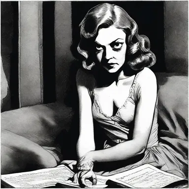 The horror novel was filled with suspense and terror, but also contained dirty-minded characters with twisted desires.