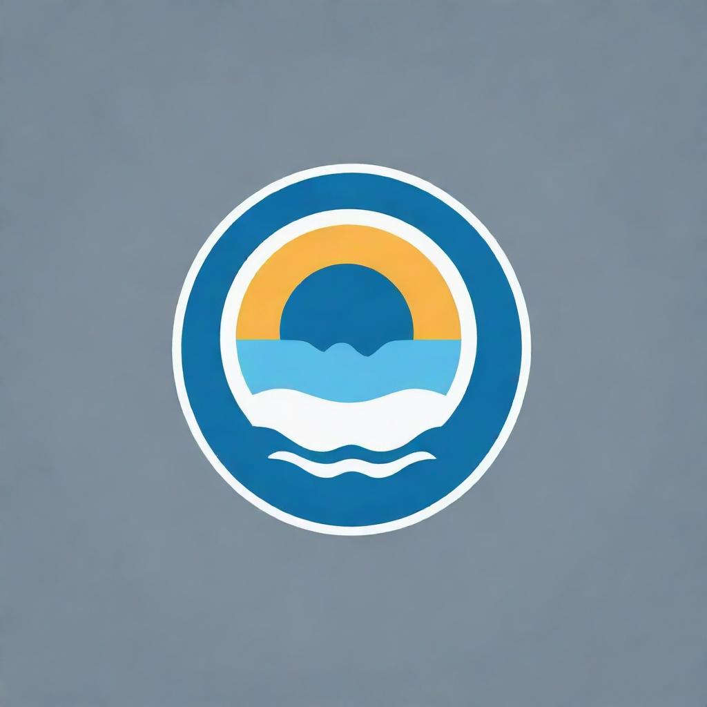 Generate a minimalist logo for a pool construction business named 'ARNIK' utilizing clean, modern design elements associated with construction and pools.