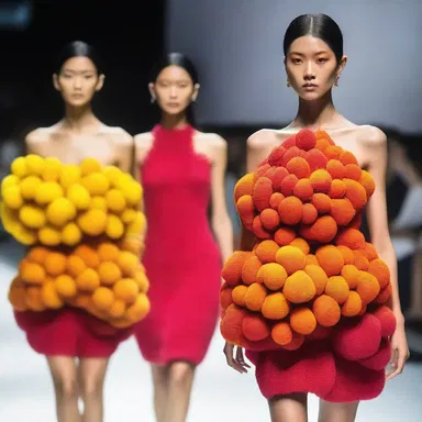 The vibrant colors and unique texture of pulasan fruit served as inspiration for the latest fashion collection showcased at the renowned fashion week.