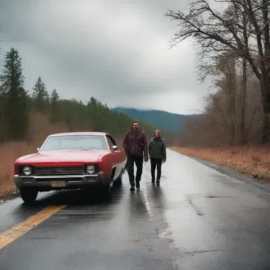 In the horror movie, a group of stranded passengers must fend off a terrifying supernatural road hog that seeks to claim their lives.