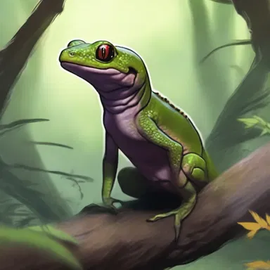 The protagonist embarked on a quest to find the mystical web-toed salamander, whose powers were said to grant immortality.