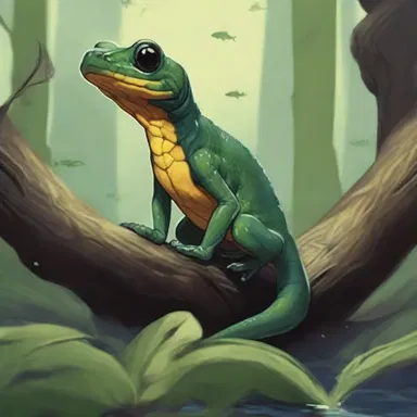The protagonist embarked on a quest to find the mystical web-toed salamander, whose powers were said to grant immortality.