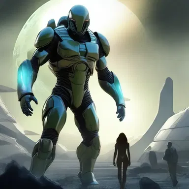 In the futuristic world of science fiction, the untainted hero embarks on a mission to save humanity from an alien invasion.