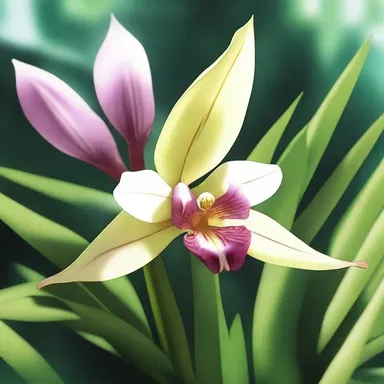 In the anime series, the protagonist discovers a rare Maxillaria orchid that has magical powers.