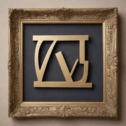 An ornate golden picture frame surrounding the text 'WORLD WAR ZB' in bold, elegant letters.